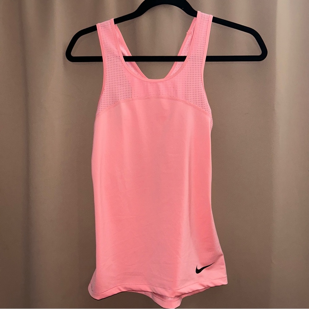 Pink Nike tank top